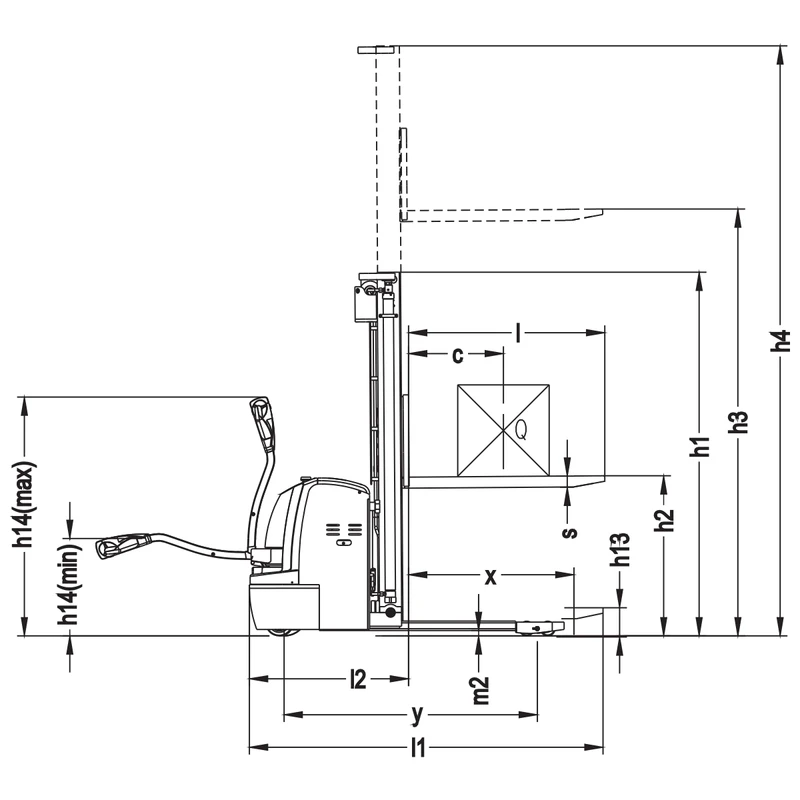 Gerbeur électrique accompagnant EVV10, EVV12 et EVV15 – vue 3