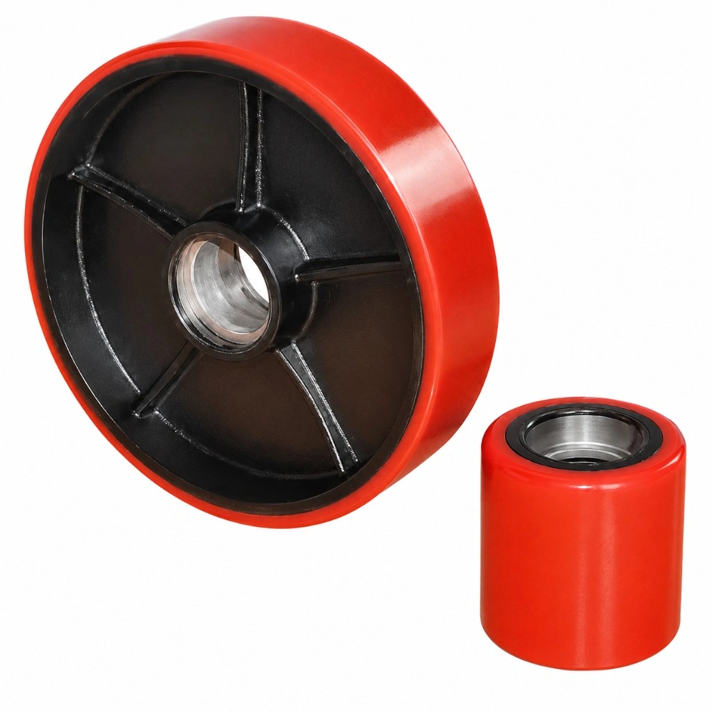 Roues en polyuréthane du transpalette manuel RPV2500PT/RPV3000PT