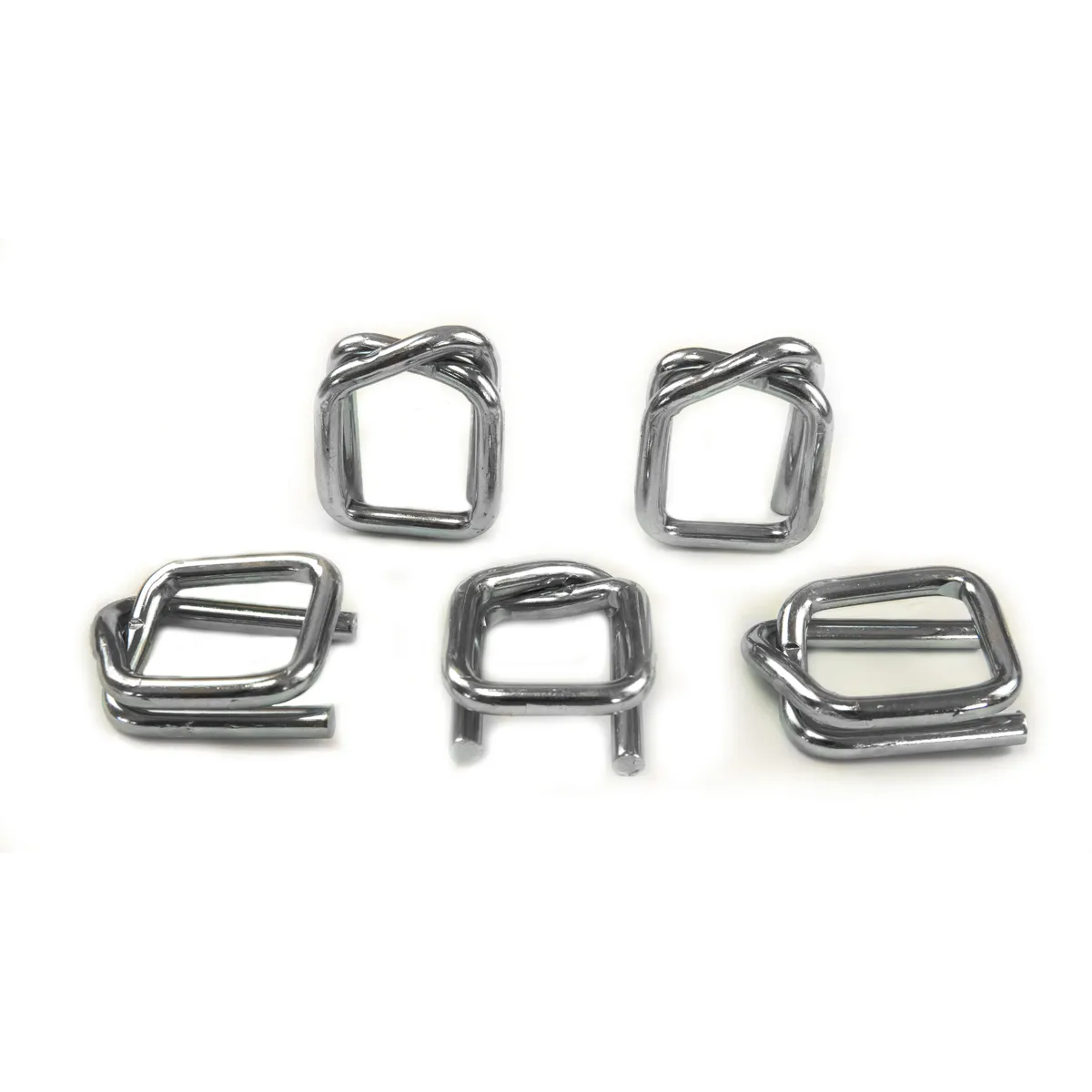 Boucles en fil d’acier galvanisé pour feuillard polyester (BUCKLES-32G) 32 mm